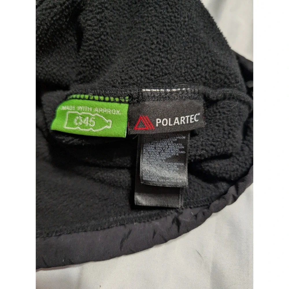The North Face Polartec‎ Fleece Jacket Womens M Black Full Zip Outdoor